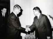 Primirea delegaţiei P.C. din Finlanda la C.C. al    P.C.R.(11 X 1966)