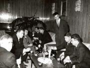 Aspect de la masa dată în cinstea delegaţiei P.C. din Finlanda. (13 X 1966)
