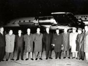 Înapoierea lui Nicolae Ceauşescu şi Ion Gheorghe Maurer de la Moscova. (21 X 1966)
