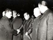 Înapoierea lui Nicolae Ceauşescu şi Ion Gheorghe Maurer de la Moscova. (21 X 1966)