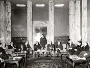 Alexandru Bârlădeanu a primit grupul de industriaşi şi oameni de afaceri americani. (25 X 1966)
