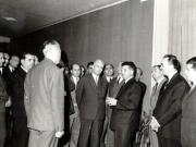 Vizitarea de către Nicolae Ceauşescu a expoziţiei „Dezvoltarea ştiinţei în România.” . (25 X 1966)