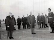 Aspect de la plecarea primului ministru al Iranului, Amir Abbas Hoveida. (4 XI 1966)