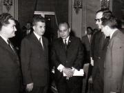 Întâlnirea lui Nicolae Ceauşescu cu şeful delegaţiei Uniunii Socialiste Arabe Unite - Mahomed Zaiat, invitat să participe la lucrările Congresului al X-lea al P.C.R    (7  august 1969).