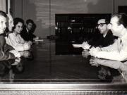 Primirea la Nicolae Ceauşescu, secretar general al P.C.R, a delegaţiei Uniunii Deocratice de stânga din Grecia (EDA), care a participat la lucrările celui de-al X-lea Congres al P.C.R.(15  august 1969).