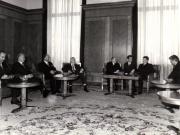 Primirea la Nicolae Ceauşescu  a delegaţiei iugoslave care a participat la manifestările prilejuite de aniversarea a XXV de ani de la insurecţia armată din august 1944.(23  august 1969).