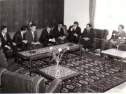 Primirea de către preşedintele Consiliului de Stat,  Nicolae Ceauşescu  a delegaţiei japoneze, care a participat la manifestările prilejuite de sărbătorirea a XXV de ani de la insurecţia naţională antifascistă din august 1944.  (23  august 1969).