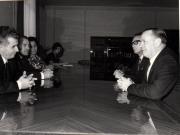 Primirea la preşedintele Consiliului de Stat, Nicolae Ceauşescu  a delegaţiei din Australia, care a participat la jubileul prilejuit de aniversarea a XXV de ani de la eliberarea României de sub jugul fascist.(23  august 1969).