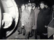 Vizita de lucru a lui Nicolae Ceauşescu, secretar general al P.C.R., la Uzinele „Griviţa Roşie” din Bucureşti.(8 noiembrie 1969).