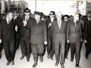 Nicolae Ceauşescu, secretar general al P.C.R, în vizită de lucru la Uzina de sârmă din Buzău.     (26  mai 1970).