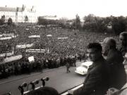 Vizita de lucru a lui Nicolae Ceauşescu la Iaşi - mitingul.(26  mai 1970).