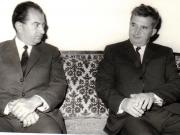 Primirea la Nicolae Ceauşescu a preşedintelui Vecei Executive a R.S. Serbia, Milenko Boianici.(9 septembrie 1970).