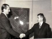 Primirea la C.C. al P.C.R. a delegaţiei Partidului Comunist Italian condusă de Ugo Pecchioli, membru al direcţiei şi al biroului secretariatului P.C.I. (nov.1971)