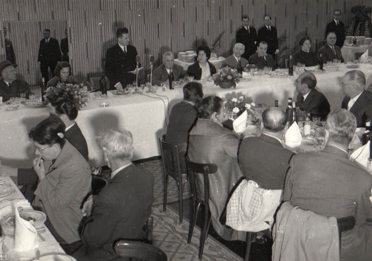 Recepţia de la Snagov, organizată cu prilejul sărbătoririi zilei de 1 mai 1965.