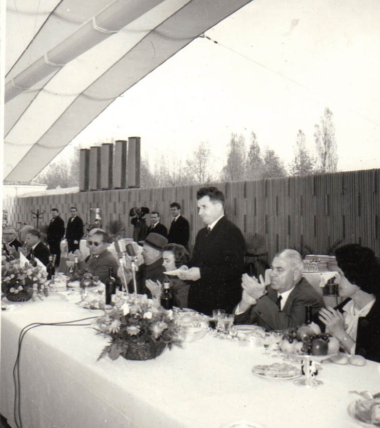 Recepţia de la Snagov, organizată cu prilejul sărbătoririi zilei de 1 mai 1965.