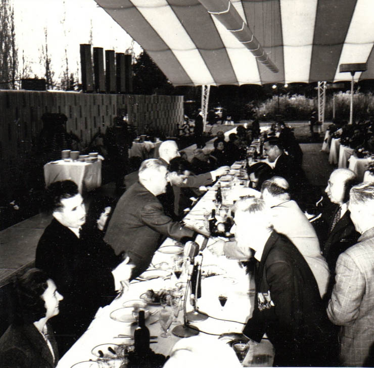 Recepţia de la Snagov, organizată cu prilejul sărbătoririi zilei de 1 mai 1965.