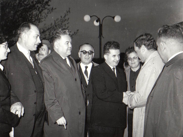 Recepţia de la Snagov, organizată cu prilejul sărbătoririi zilei de 1 mai 1965.
