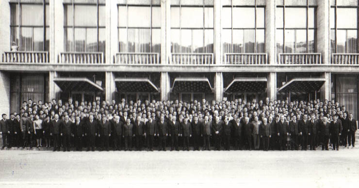 Aspect din timpul lucrărilor celui de al VIII-lea Congres al U.T.C- ului.