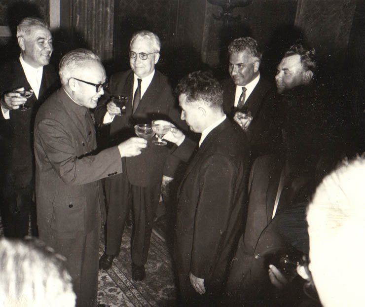 Aspect de la recepţia oferită de C.C. al P.C.R., Consiliul de Stat şi Consiliul de Miniştri cu ocazia zilei de 23 August