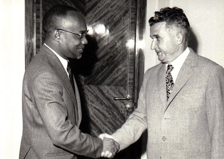 Primirea la Nicolae Ceauşescu a delegaţiei Partidului African al Independenţei condusă de Amilcar Cabral (Guineea-Bissau şi Insulele Capului Verde).( iunie 1972).