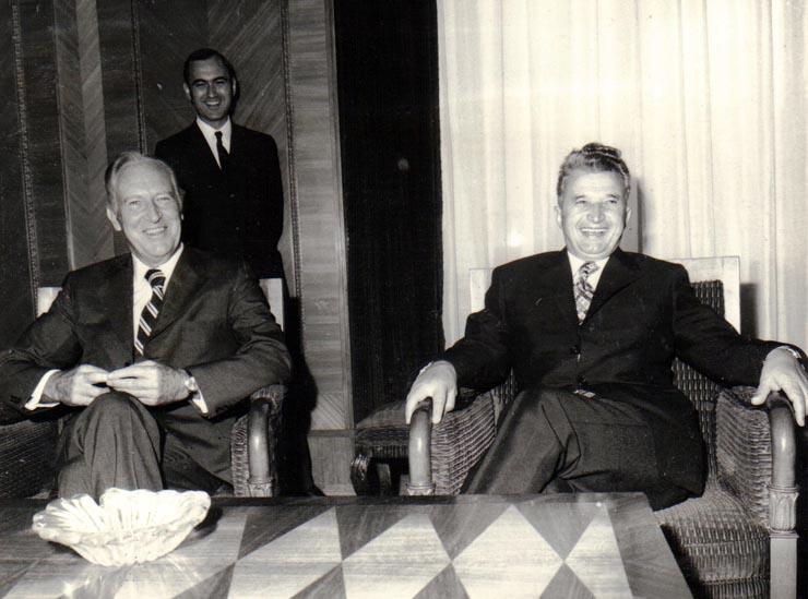 Primirea la Nicolae Ceauşescu a secretarului de stat al S.U.A, William Rogers.    (6  iulie 1972).