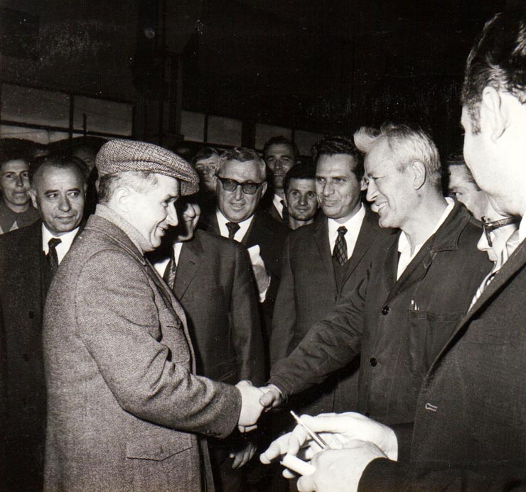 Vizita de lucru a lui Nicolae Ceauşescu în judeţul Hunedoara.     (15 septembrie 1972).