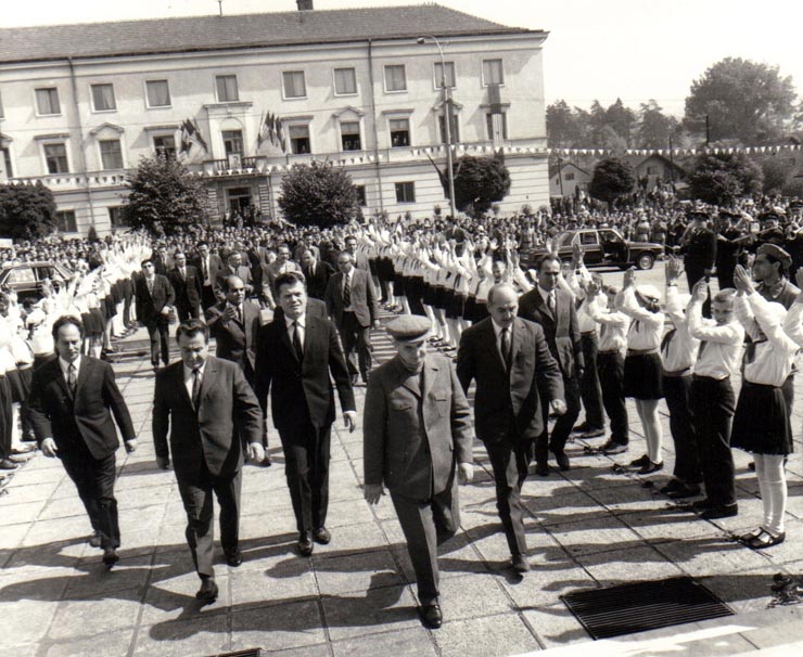 Vizita de lucru a lui Nicolae Ceauşescu la Petroşani.(15 septembrie 1972).