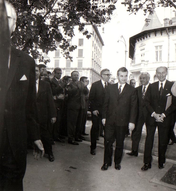 Inaugurarea la Bucureşti a Centrului European al UNESCO pentru învăţământul superior. (21 septembrie 1972).