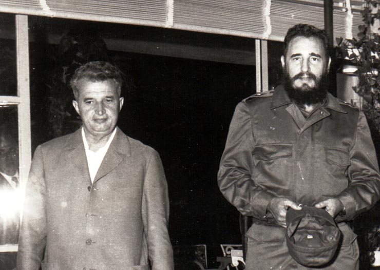 Aspecte din timpul vizitei oficiale de prietenie a preşedintelui Consiliului de Stat al României, Nicolae Ceauşescu în Cuba.         (1-2 septembrie 1973).