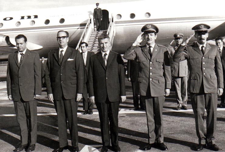Aspecte din timpul vizitei oficiale de prietenie a preşedintelui Consiliului de Stat al României, Nicolae Ceauşescu în Cuba.        (1-2 septembrie 1973).