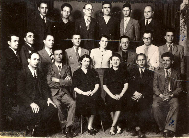Grup de comunişti: Nicolae Ceauşescu, Constantin David, Teohari Georgescu ş.a. (mai 1939)