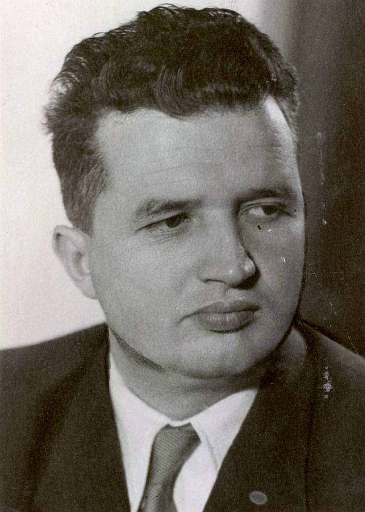 Portret Nicolae Ceauşescu.