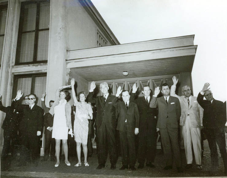 Aspecte de la plecarea din ţara noastră a ministrului de externe al Suediei, Torsten Nilsson. (7 mai 1967)