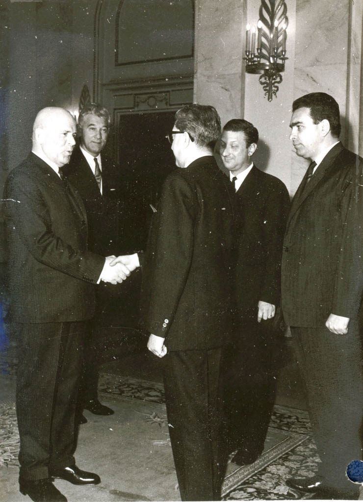 Preşedintele Consiliului de Stat, Chivu Stoica, l-a primit pe prinţul Gyanendra, regele Nepalului. 8 mai 1967