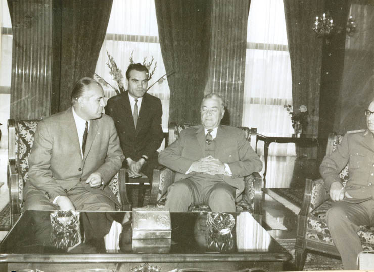 Ion Gheorghe Maurer a primit delegaţia guvernamentală bulgară condusă de Ninko Stefanov. (8 mai 1967) 