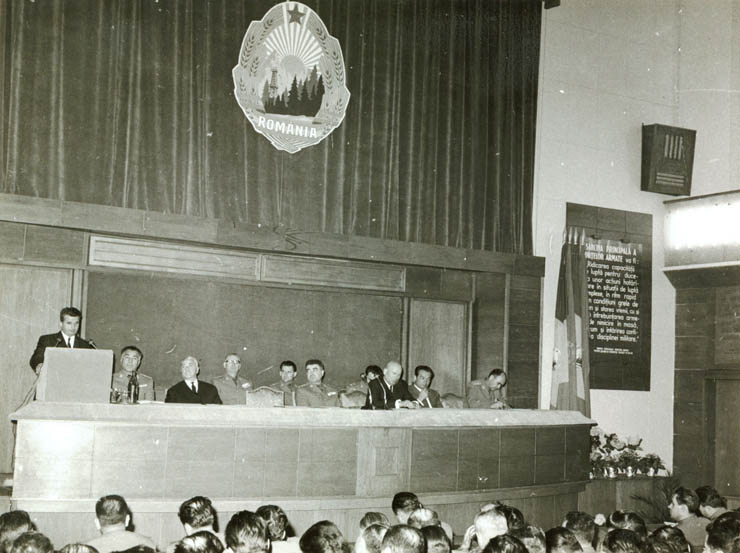 Aspecte de la Adunarea activului de bază al Forţelor Armate ale României. (30-31 mai 1967)