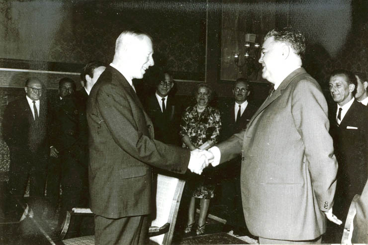 Aspecte de la semnarea Protocolului celei de a şasea sesiuni a Comisiei guvernamentale româno-polone de colaborare economică. (9 iunie 1967)