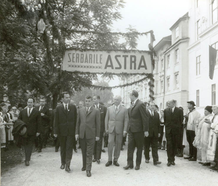 Aspecte din timpul vizitei conducătorilor de partid şi de stat în regiunea Braşov, oraşul Sibiu. (15-18 iunie 1967)