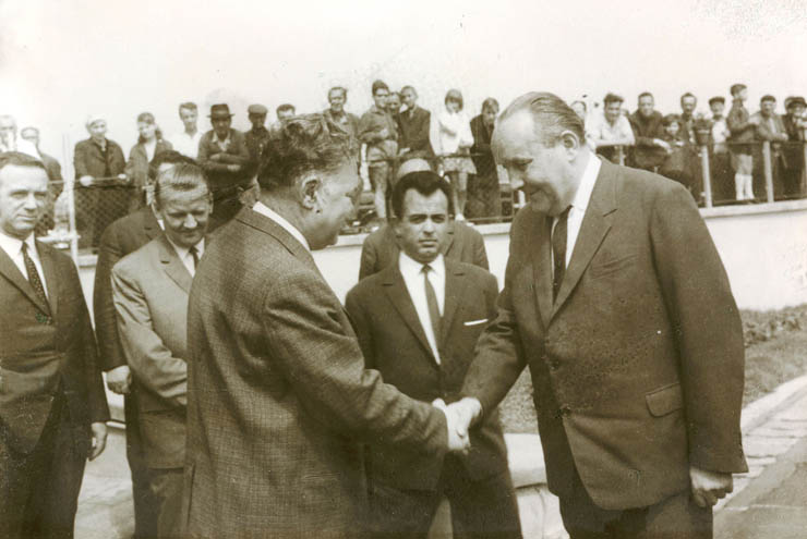 Plecarea vicepreşedintelui Cehoslovaciei, Otakar Simunek. (16 iunie 1967)