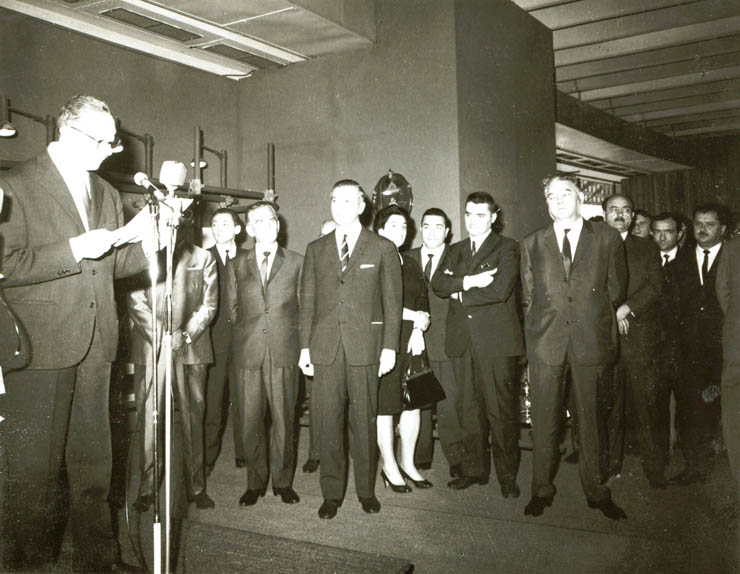 Festivitatea de deschidere a expoziţiei „Italia produce”.(22 iunie 1967)
