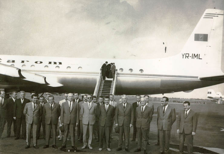 Înapoierea delegaţiei României de la sesiunea extraordinară a Adunării Generale a O.N.U.(29 iunie 1967)