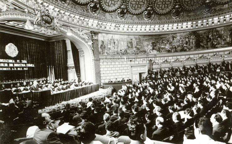 Aspecte din timpul consfătuirii pe ţară a lucrătorilor din industria chimică. (3-5 iulie 1967)