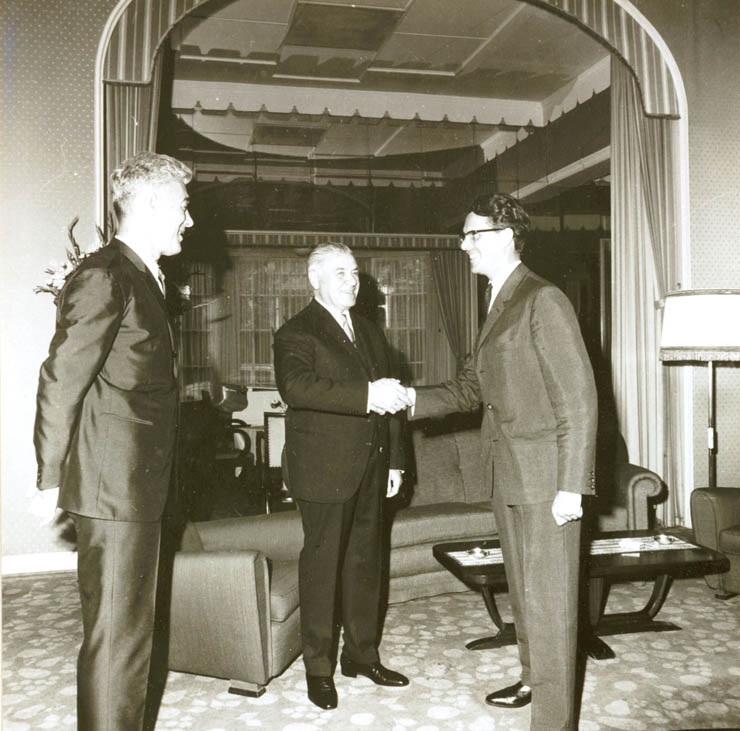 Ion Gheorghe Maurer, preşedintele Consiliului de Miniştri, în timpul vizitei în Olanda. (17-21 iulie 1967)