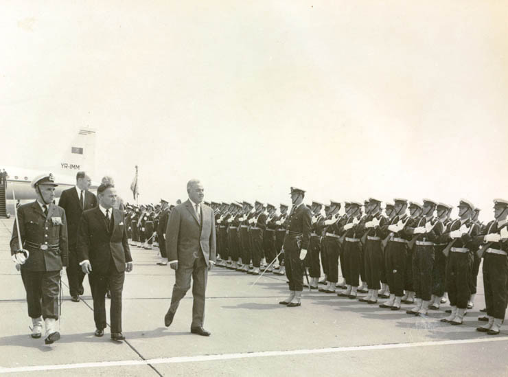 Ion Gheorghe Maurer, preşedintele Consiliului de Miniştri, în timpul vizitei în Olanda. (17-21 iulie 1967)