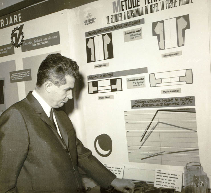 Vizita conducătorilor de partid şi de stat la Cabinetul orăşenesc de informare tehnico-economică din Capitală. (28 iulie 1967)