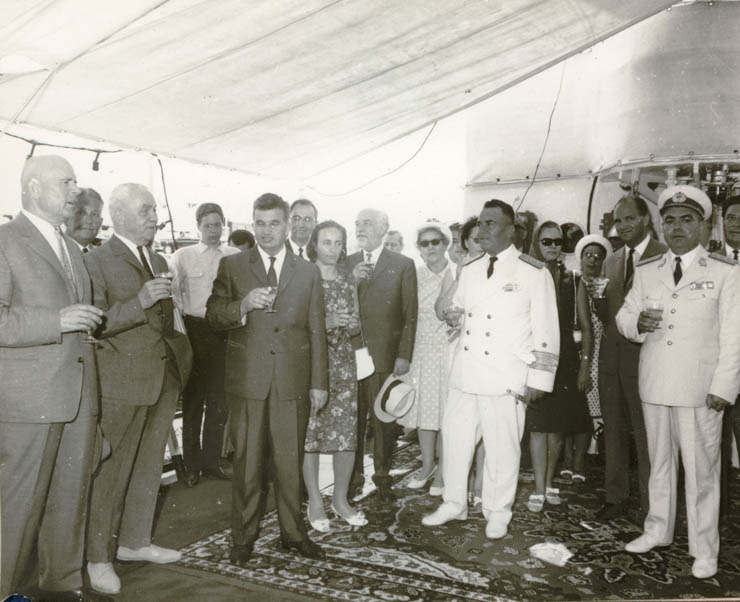 Aspecte de la festivităţile care au avut loc cu prilejul Zilei Marinei. (6 august 1967)