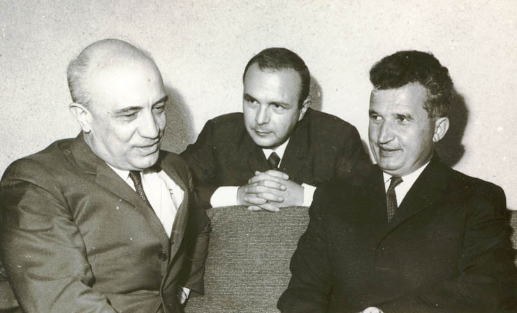 Nicolae Ceauşescu, secretar general al C.C. al P.C.R.,   l-a primit pe Amintore Fanfani, ministrul de externe al Italiei. (9 august 1967)