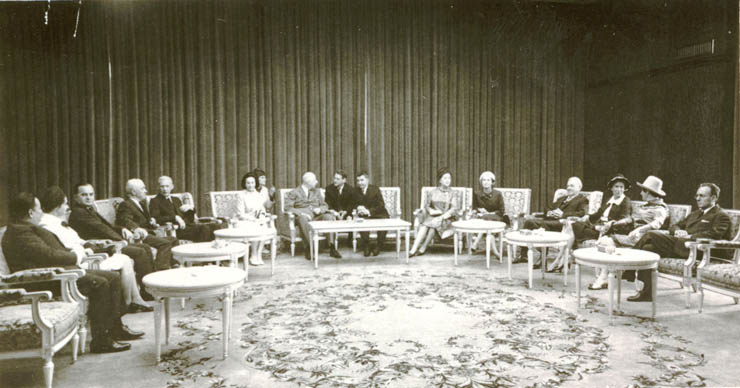 Aspect din timpul vizitei preşedintelui Republicii Franceze, Charles de Gaulle. (10 mai 1968)