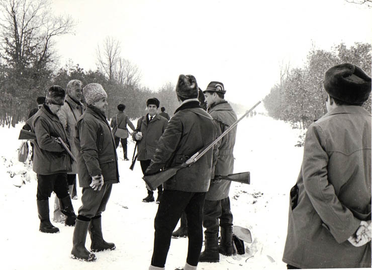 Vanatoare cu sefii misiunilor diplomatice 25 ianuarie 1969
