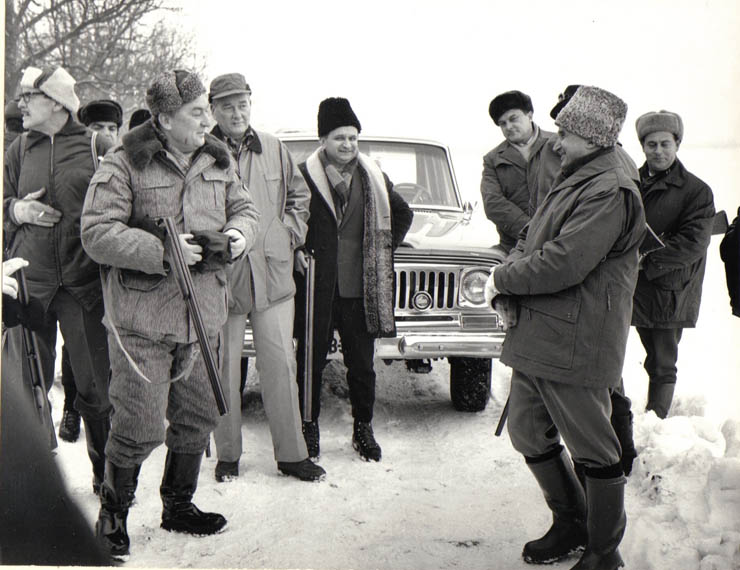 Vanatoare cu sefii misiunilor diplomatice 25 ianuarie 1969